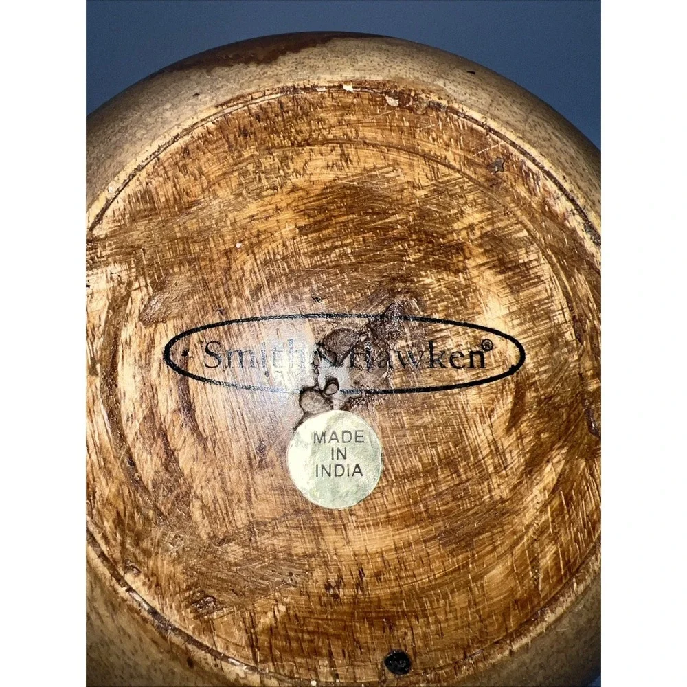 Smith & Hawken Bird Hanging Planter Solid Wood Beautiful 8.5